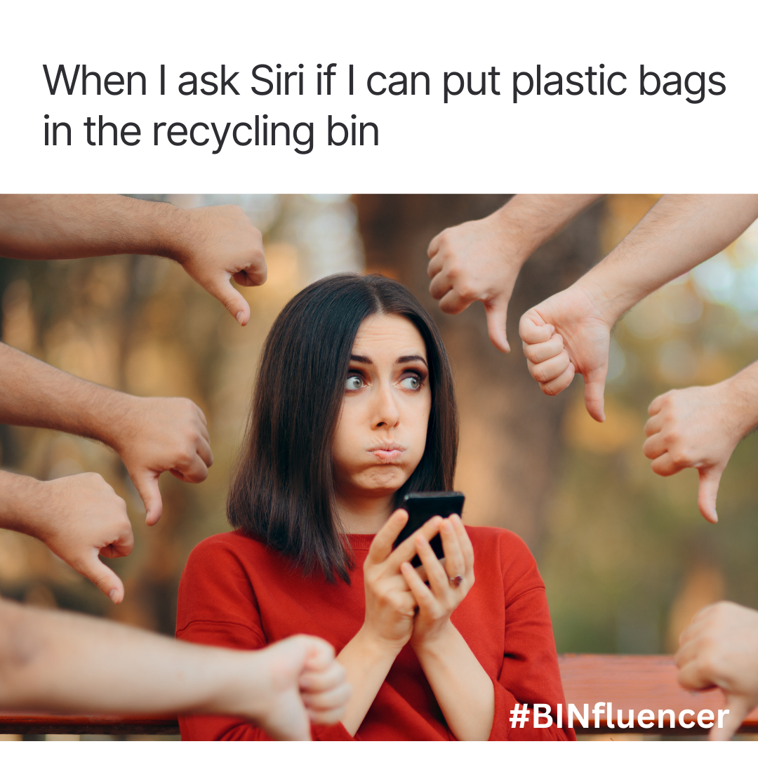 BINfluencer Meme - No Bags